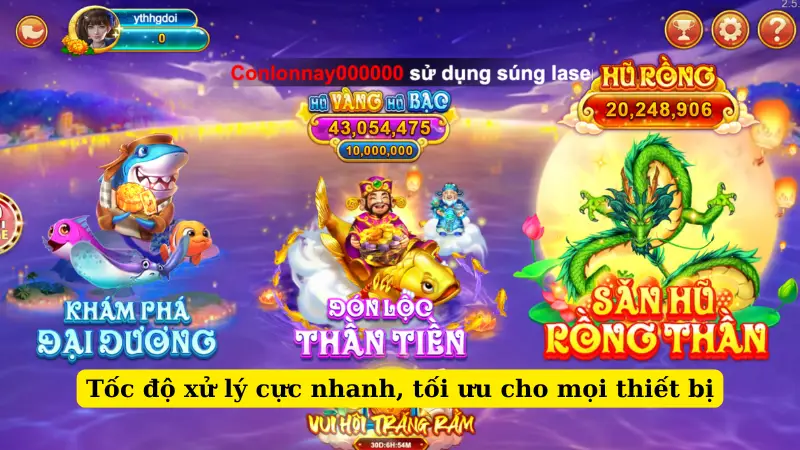 Tốc độ xử lý cực nhanh, tối ưu cho mọi thiết bị